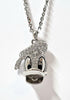 Swarovski Disney Donald Duck Necklace Rhodium Plated 50cm