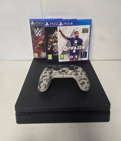 Sony PlayStation 4 500GB Slim Console & 3 Games