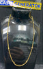 22ct Gold Ball Chain 7.88g, 17"
