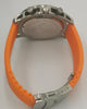 Neon Time Swiss Quartz Chronograph Men's Watch - Orange Resin Strap - Boxed