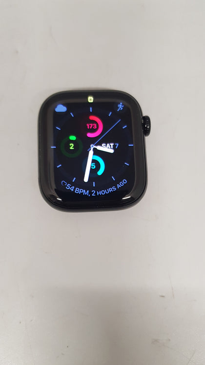 Apple Watch Series 11 GPS + Cellular Smartwatch 42mm Jet Black Sport Band S/M