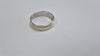 9ct White Gold Ring Size O LEYLAND