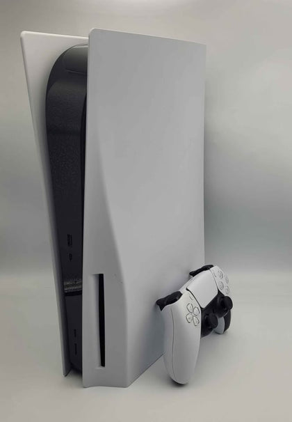 Sony PlayStation 5 Console - 825GB - Disk Edition - White - Includes 1x White Controller + All Cable