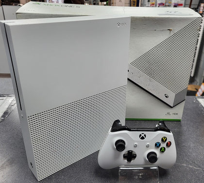 Xbox One S Console -  1TB - White - With Controller - Boxed