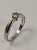 18ct White Gold Single Diamond Ring