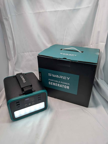 DX Swarey S2401 Portable Power Station Electric Generator - Boxed With Charger