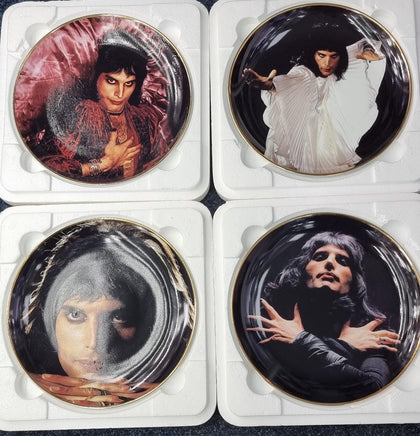 The Mick Rock Collection Danbury Mint Plates 2005 Set of 4