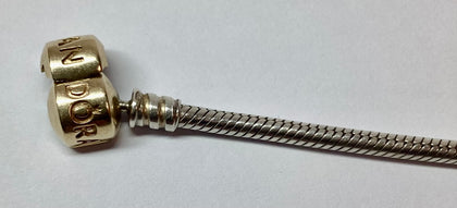 Pandora Bracelet - 14k Gold Clasp