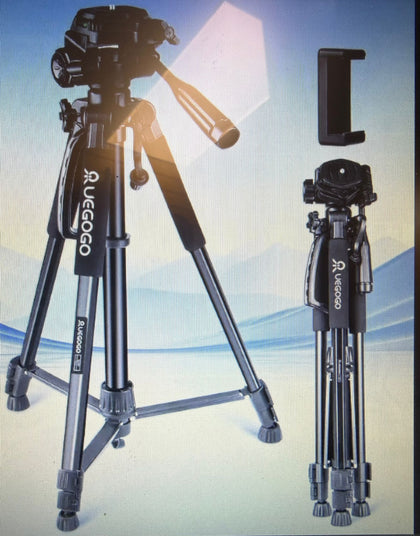 UEGOGO Q188 Adjustable Tripod Stand for Cameras & Smartphones