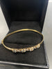 Women's 9ct Yellow Gold Bracelet With Stones