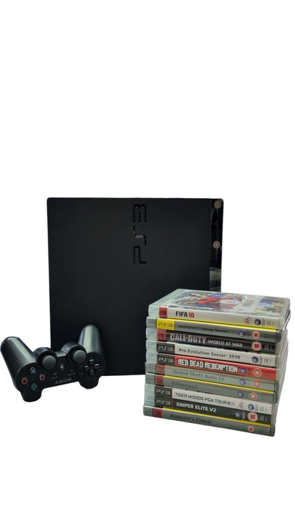 SONY PLAYSTATION 3 CONSOLE 250GB PLUS GAMES
