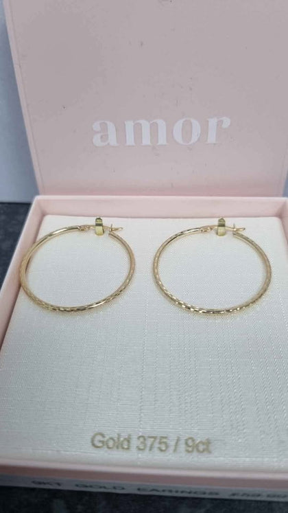 9k gold earing hoops