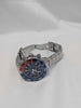 Seiko Solar Chronograph 200M Divers Pepsi Watch With Steel Bracelet - V175-0AD0