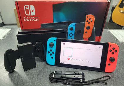 Nintendo Switch Neon Console 32GB - HAC 001-01 - Boxed With All Accessories