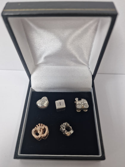 Silver 925 LOVE 5 Charm Bundle ALE