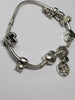 SILVER 925 PANDORA CHARM BRACELET WITH 7 CHARMS PRESTON STORE