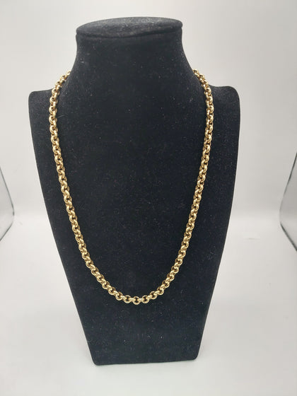 9k Gold belcher chain 18
