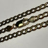 9CT Gold Curb 22” Chain