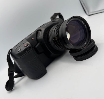 SALE   Blackmagic Pocket Cinema Camera 4K, SLR Magic Ultra Fast Lense 50mm F0.95, with accessories