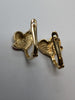 14CT GOLD LOVE HEART EARRINGS  1.35G PRESTON STORE