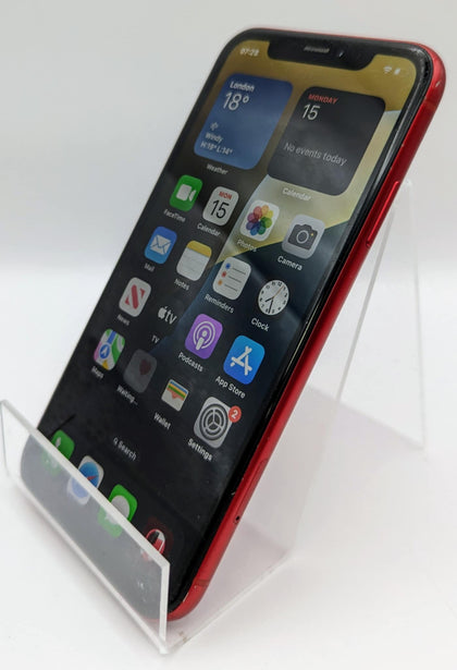Apple iPhone XR 64GB Product Red, Unlocked, Unboxed, 3rd Party Battery, 91%