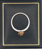 **SALE** Enchanted Disney fine jewellery rose gold diamond belle dainty rose ring size 9