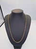 9ct Yellow Gold Belcher Chain Necklace ~ 4mm Wide - 20" Long - 14.44 Grams