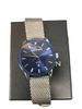 Geoffrey Beene Mens Watch Blue-Stainless Steel Mesh Band 25cm ***STORE COLLECTION ONLY***