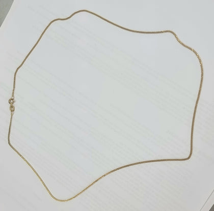 9ct Gold Chain 22