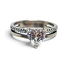 Pandora Double Band Heart Ring - Size 54
