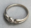 9ct White Gold Diamond Ring Size "Q"