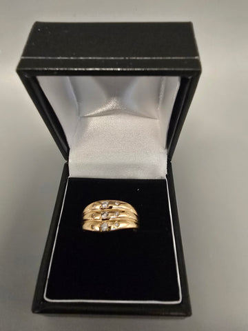 9ct Gold Ring 375 3.1G Size P