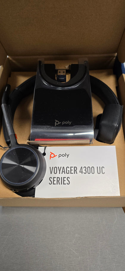 Poly Voyager 4300 UC USB A Bluetooth Wireless Headset