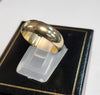 9ct Yellow Gold Band Ring - Size N - 4.6g