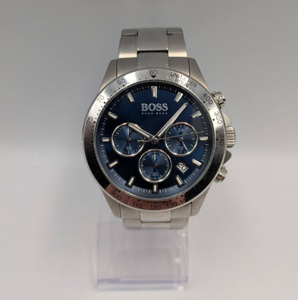 HUGO BOSS Hero HB1513755 Blue Dial Silver Stainless Steel Men Watch