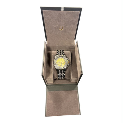 Mens Octava Crystal Gunmetal Grey Watch
