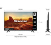 HISENSE 58A7100FTUK 58" Smart 4K Ultra HD HDR LED TV **Collection Only**