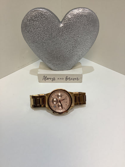 Armani Exchange AX4326 Watch - rose gold, ladies watch.