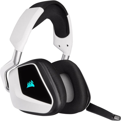 Corsair Void Elite RGB Wireless Gaming Headset - White