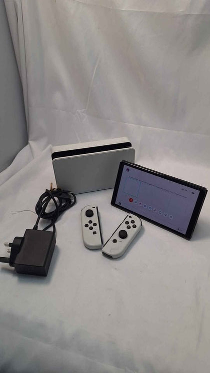 Nintendo Switch OLED Home Gaming Console - 64GB SSD - Unboxed With Charger & Joycons