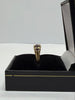 18ct Gold Ladies Garnet Ring , Red Stones ( Size Q ) 4.04g - ** Hallmarked **