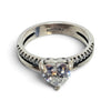 Pandora Double Band Heart Ring - Size 54