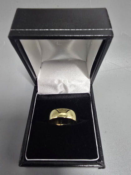 9ct Gold Ring 375 2.1G Size M