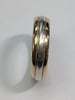 9ct Yellow/white Gold Wedding Band Ring