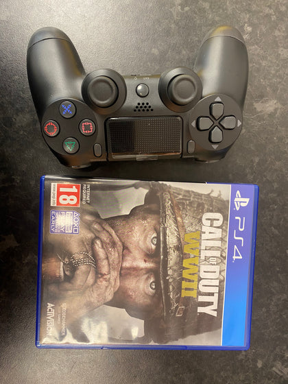 PLAYSTATION 4 SLIM WITH 1 GAME LEIGH STORE