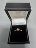 9ct Gold Ring with White Stone 375 1.9G Size P