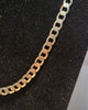 9ct Yellow Gold Curb Link Chain - 15.48G  - 19.5" - Hallmarked