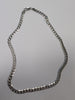 Silver curb chain  20"