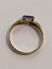 9ct Ring With Lilac Stone Size  N 1/2