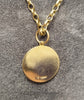 9ct Yellow Gold Belcher Chain & 'Cancer' Birth sign Pendant